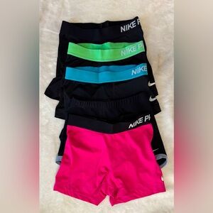 Nike Pro Dri-Fit (set of 5) XS/S assorted colors